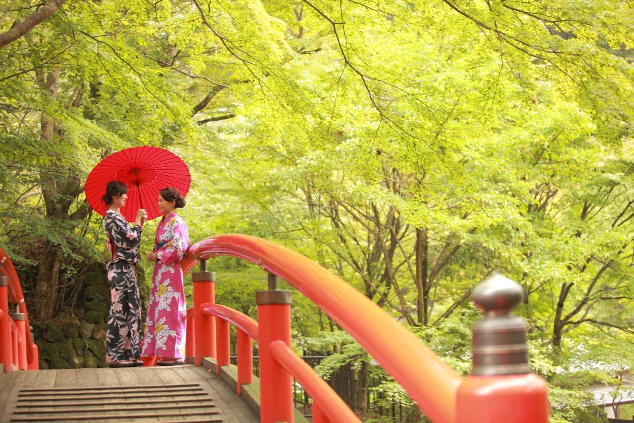 Shinki Hotel Shibukawa Bagian luar foto