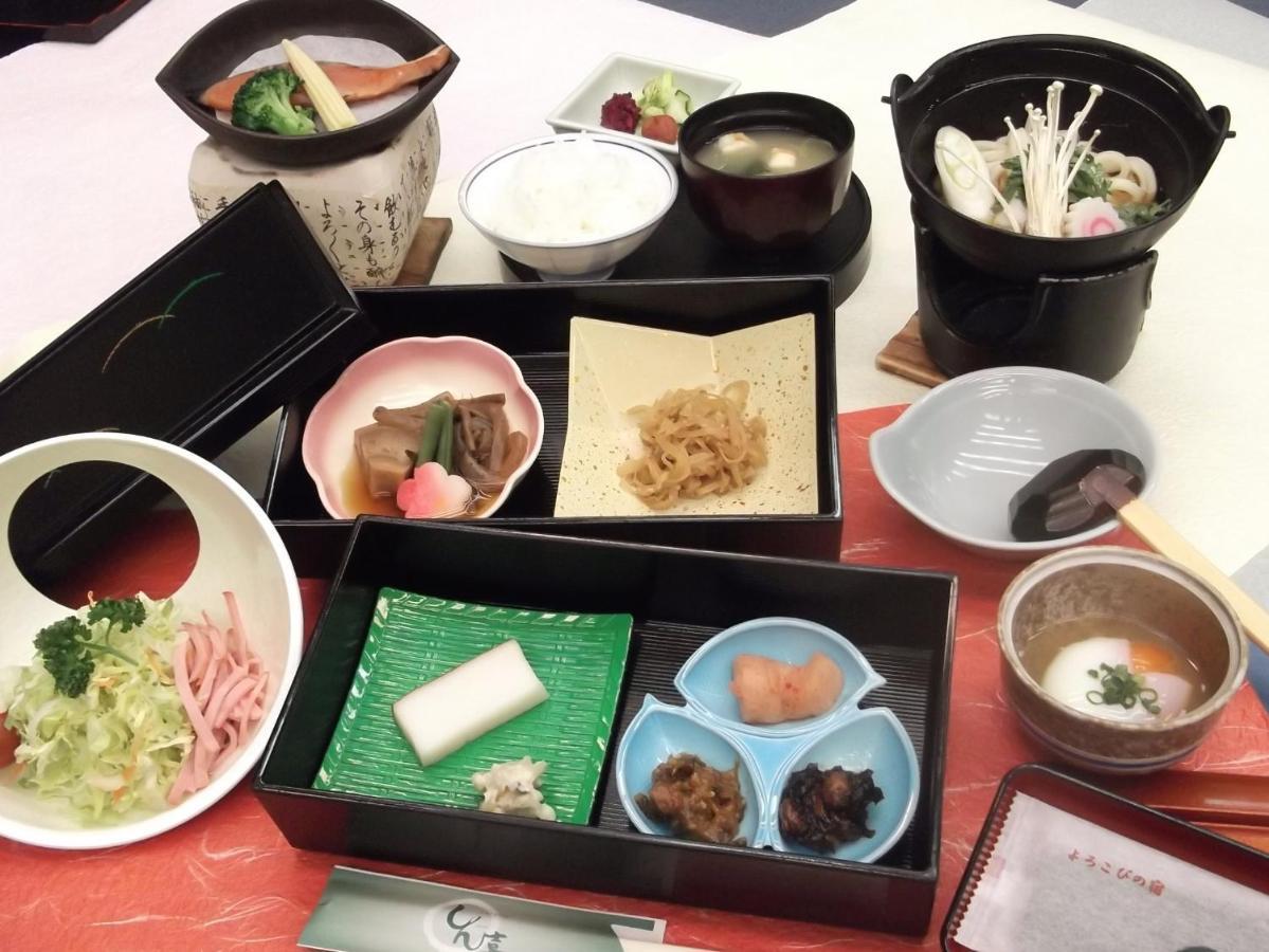 Shinki Hotel Shibukawa Bagian luar foto