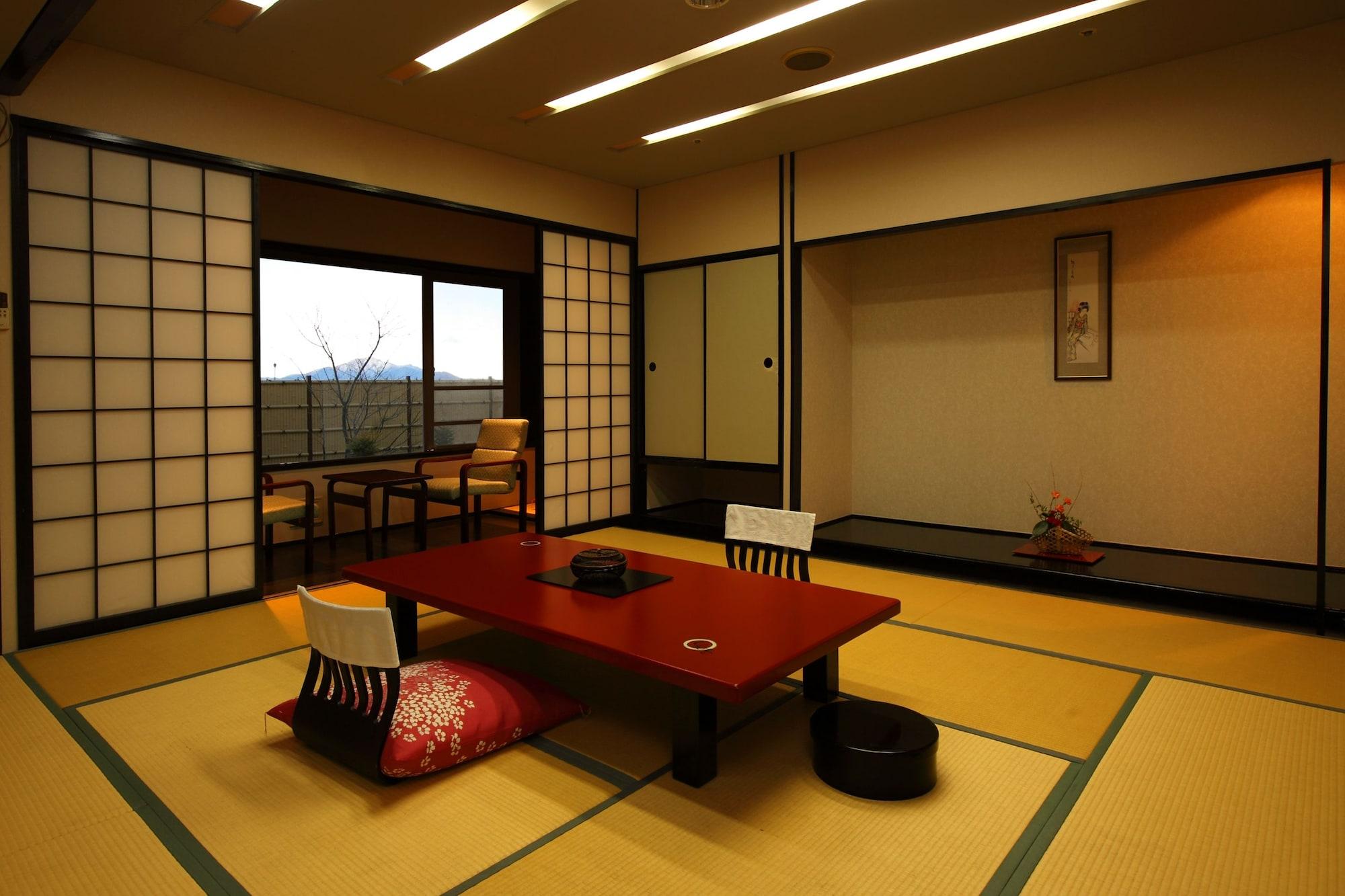 Shinki Hotel Shibukawa Bagian luar foto